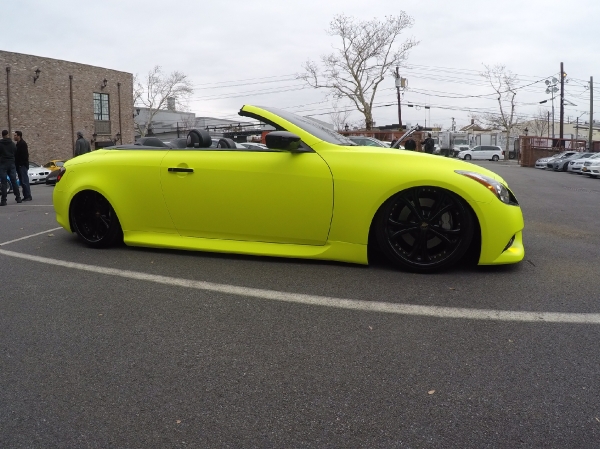 Hi Liter Yellow Wrapped Infiniti G37_1