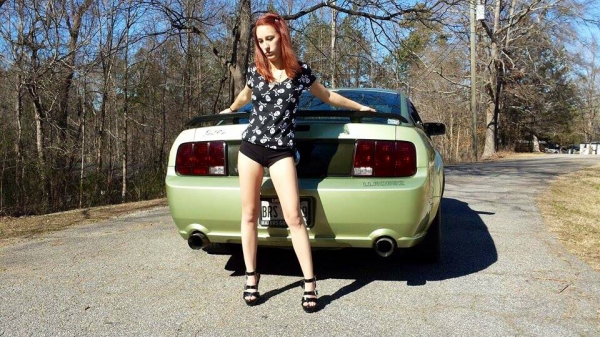 Karli Perry for ShockerRacingGirls with a Mustang GT_1