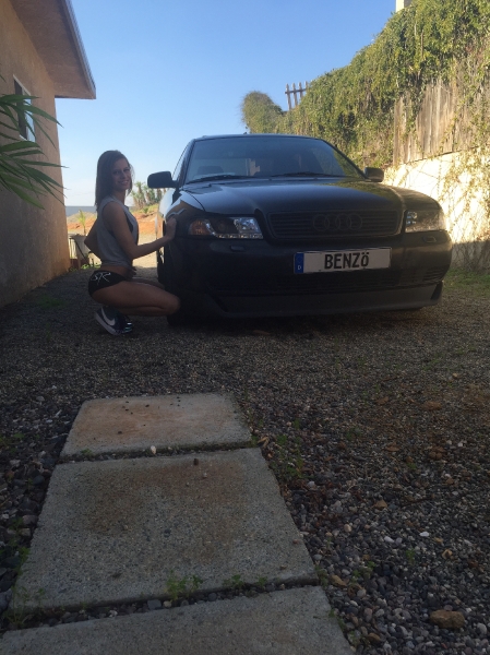 Zelanna Sessions with her 1999 Audi A4_4