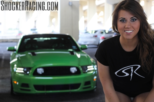Jessica with photos by Lane Lewis with his 2013 Mustang GT _3