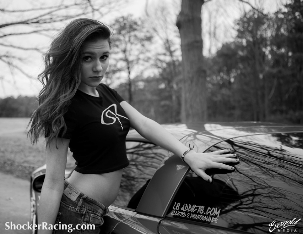 Alyssa Pallant with a GTR, Challenger and a C6 Z06 by Evergold Media_8