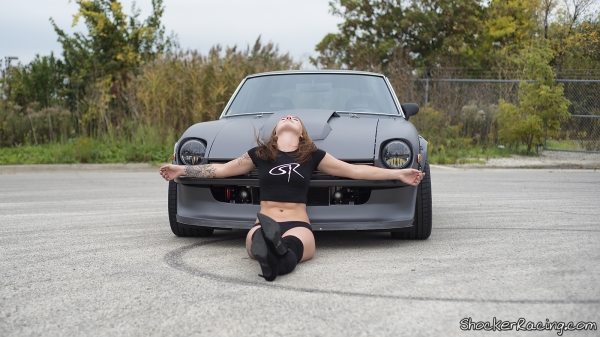 Chloe Harris with a 1976 Datsun 280Z_6
