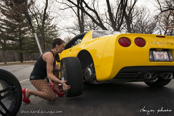 Jamie Barwick Quick Tire Change on Toms Z06