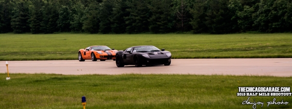 Dan Joy Photo of Ford GT's racing at the WannaGoFast Half Mile Shootout