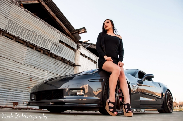 Ashley Cunningham with Noah's C6 Corvette Z06_4