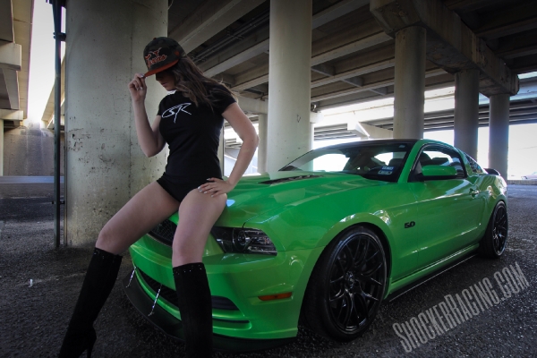 Jessica with photos by Lane Lewis with his 2013 Mustang GT _1