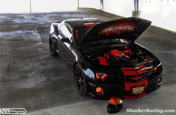 Kristen Benavides with her Survivor Camaro SS for ShockerRacingGirls_9