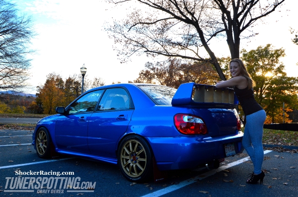 Morgan Kitzmiller with a Subaru WRX STI photos by Corey Deres_4