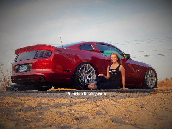 Morgan Kitzmiller with a 2014 Ford Mustang GT photos by Nickolas Jama_3