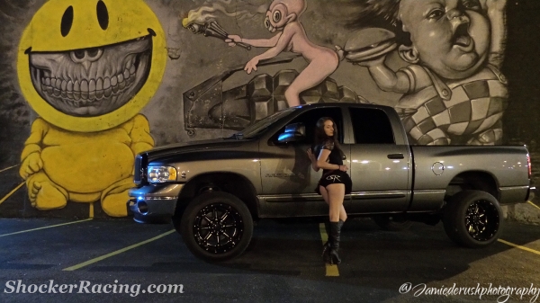 Harley Danielle with Jamie Derush's Ram 2500