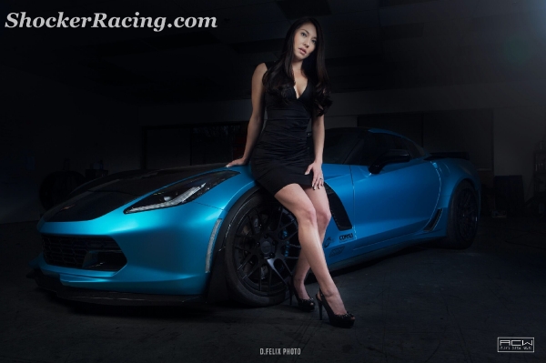 Mrs. Atlanta Custom Wraps - Danielle Norton with the C7 Z06