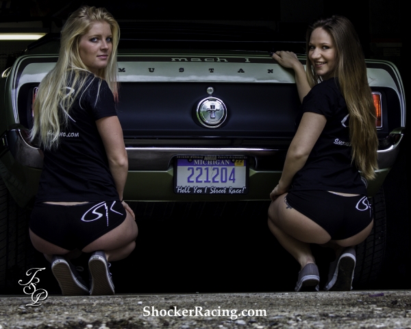 Nicole and Morgan for ShockerRacingGirls