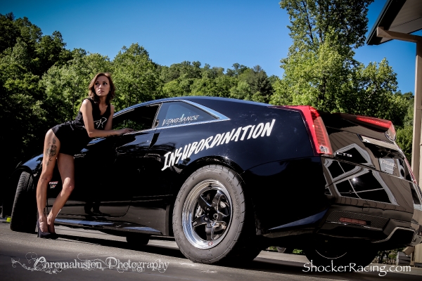 Samantha Lee with the Insubordination CTS-V