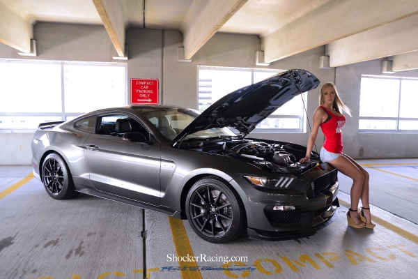 Brittaney Kaufman for ShockerRacingGirls with a Mustang GT350