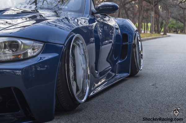 Stanced BMW Z4 Deep Dish Wheels