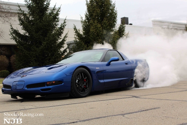 Jon's C5Z06 Corvette Burnout pic by NJB Photography