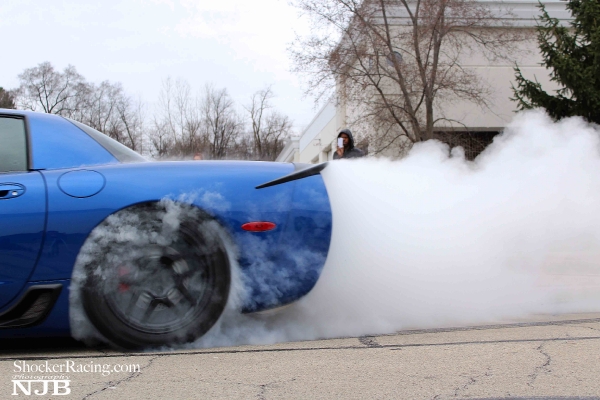 Jon's C5Z06 Corvette Burnout pic by NJB Photography