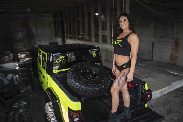 Lex Virella for ShockerRacing Girls with the Neon Gladiator JT