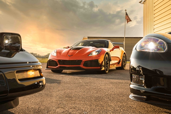 4 Generations of ZR1 Corvettes - C3, C4, C6, C7