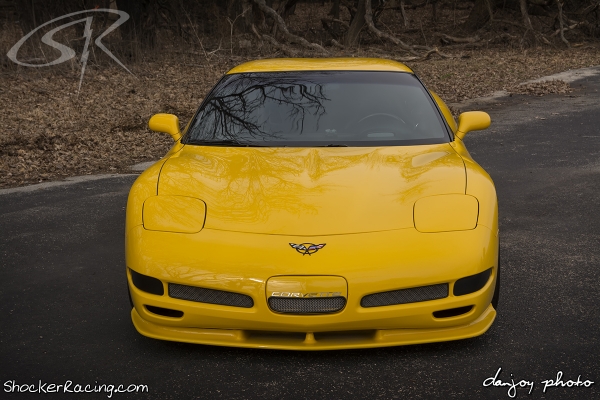 Front shot of Toms Corvette Z06