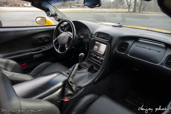 Interior of Toms Corvette Z06