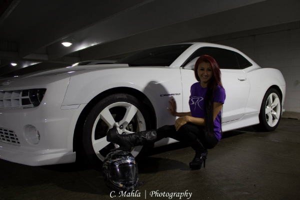 Sarah Osborne and her 625hp Fifth Gen Camaro shot by Chuck Mahla