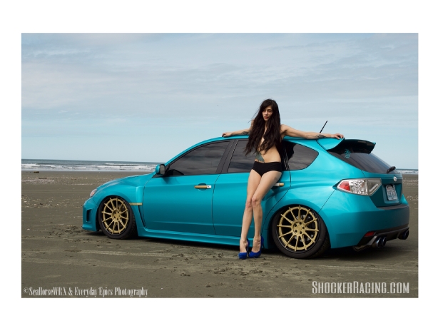 Amanda Dragonstone with her Subaru WRX Hatch_1