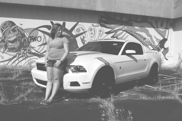 Elizabeth Marcum with her Mustang by Chromalusion Photography_8