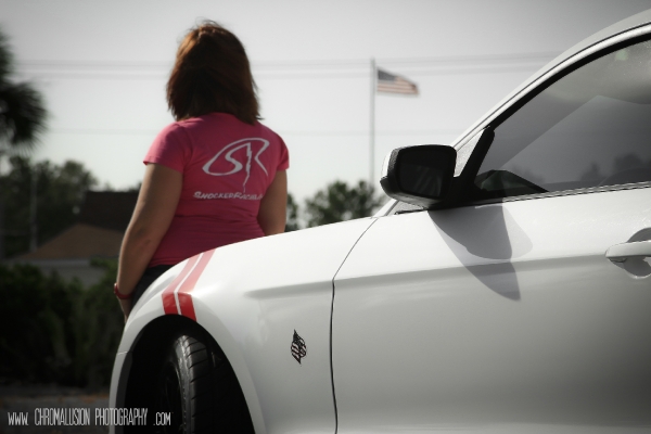 Elizabeth Marcum with her Mustang by Chromalusion Photography_1