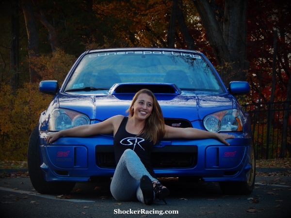 Morgan Kitzmiller with a Subaru WRX STI