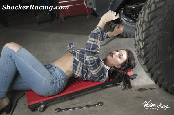 Bex Russ for ShockerRacingGirls with a Rat Rod and a Jeep Wrangler_4
