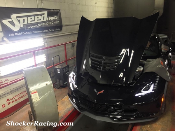 C7 Z06 on the dyno at Speed Inc.