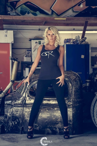 Andrea Kuoni with the Extreme Custom Collision Rat Rod