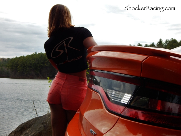 Morgan Kitzmiller with her Dodge Dart for ShockerRacingGirls_9