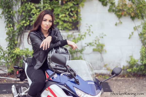 Bex Russ with her Honda CBR - Photos by Mathew Blasi_6