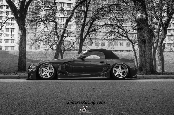 Stanced BMW Z4 Deep Dish Wheels