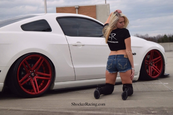Bianca Thomas for ShockerRacingGirls with a Coyote Mustang 5.0