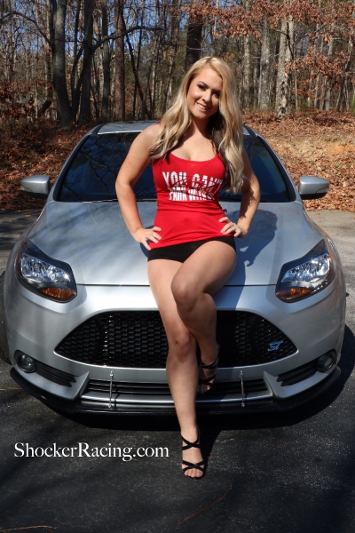 Kaitlyn Macdonald with her Ford Focus ST_1