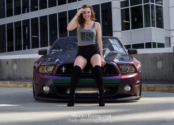 Sarah Senecal for ShockerRacingGirls with Beedojas Mustang_1