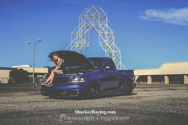 Jessica Cramer for ShockerRacingGirls with a Ford Lightning_2