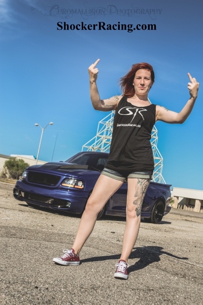 Jessica Cramer for ShockerRacingGirls with a Ford Lightning_3
