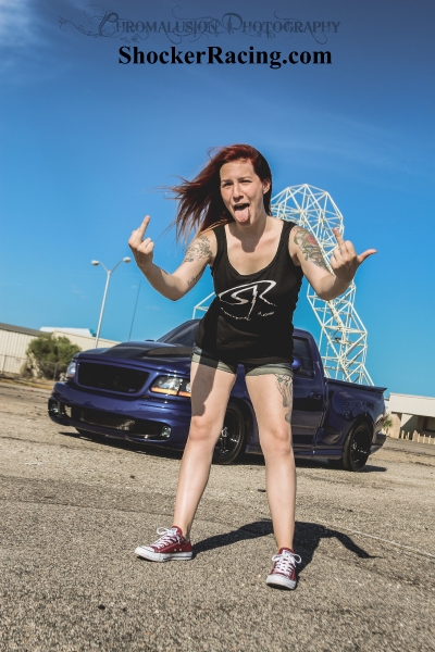 Jessica Cramer for ShockerRacingGirls with a Ford Lightning_4