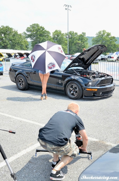 Bex Russ with JD Joyride TV at American Muscle 2017