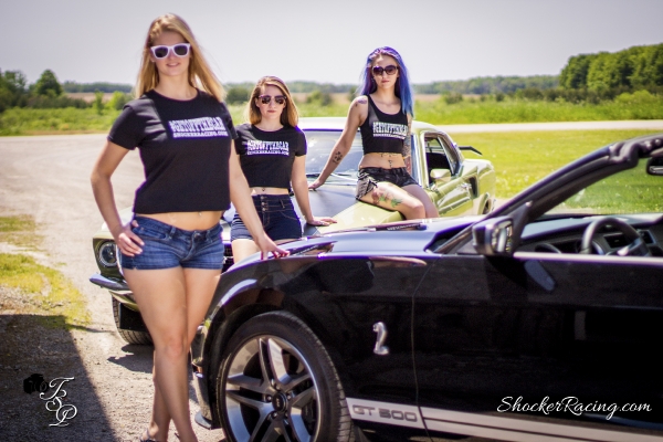 Nicole, Brandi Chojnacki, and Shauna Zielaskowski for ShockerRacingGirls