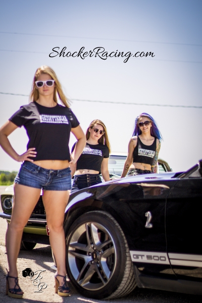 Nicole, Brandi Chojnacki, and Shauna Zielaskowski for ShockerRacingGirls