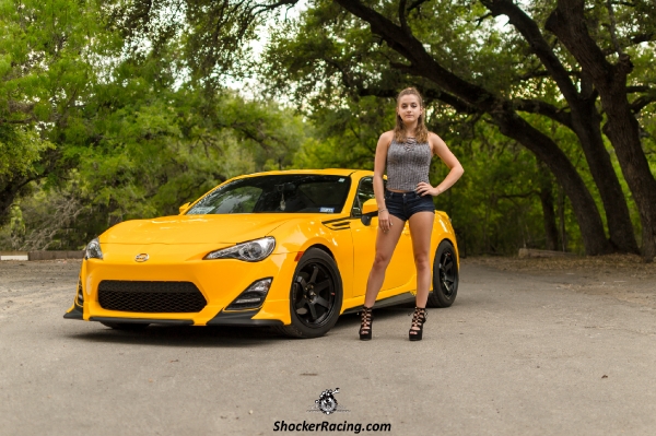 Samanthan Lewis with her Scion for ShockerRacingGirls_1