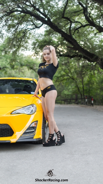 Samanthan Lewis with her Scion for ShockerRacingGirls_8