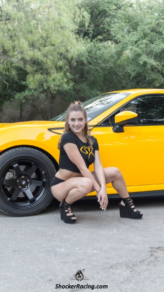 Samanthan Lewis with her Scion for ShockerRacingGirls_9