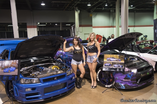 Jenny Walters and Mrs ShockerRacing at Tuner Evo Chicago 2017