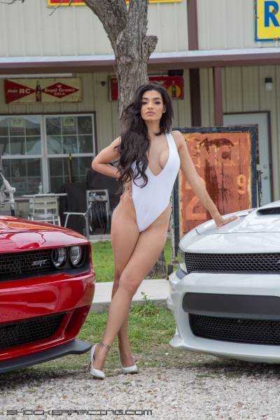 Ruh'Han Vargas for ShockerRacing Girls with a pair of Hellcats